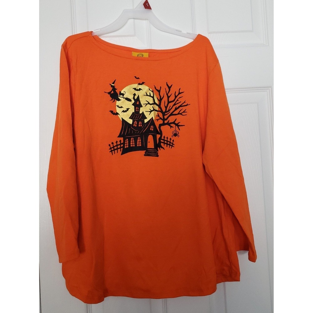 Ruby Red Womans Petite Size Large Halloween top
